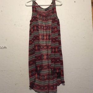 Aztec duster vest